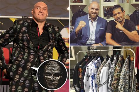 Tyson Fury’s tailor is creating showstopping designs to  